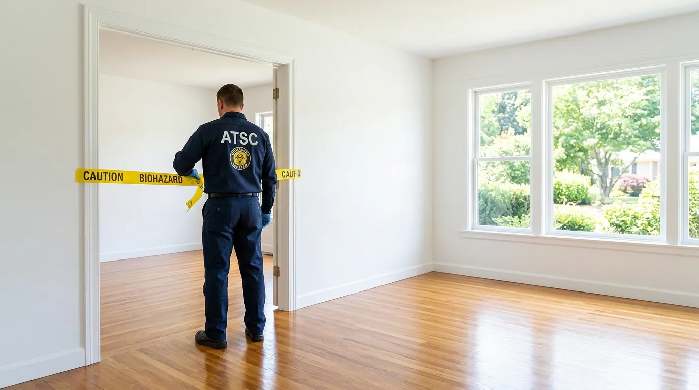 Certified biohazard cleanup crew performing Crime Scene Cleanup in Upper Saint Clair