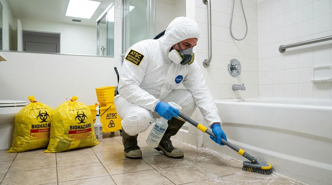 Decontamination equipment deployed for Blood Cleanup in Upper Saint Clair